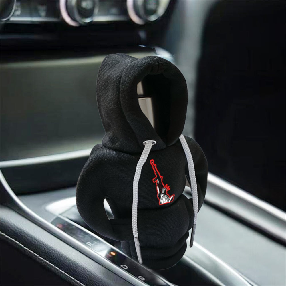 Statue of Liberty Rifle Sweatshirt Car Gear Shift Headgear Boutique Hoodie