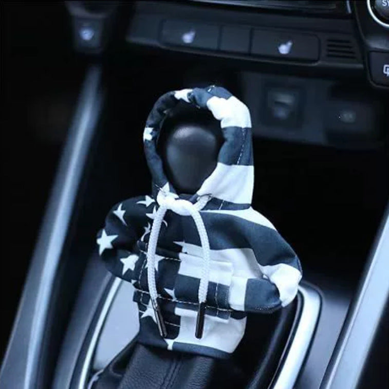 American Flag Car Gear Shift Hoodie