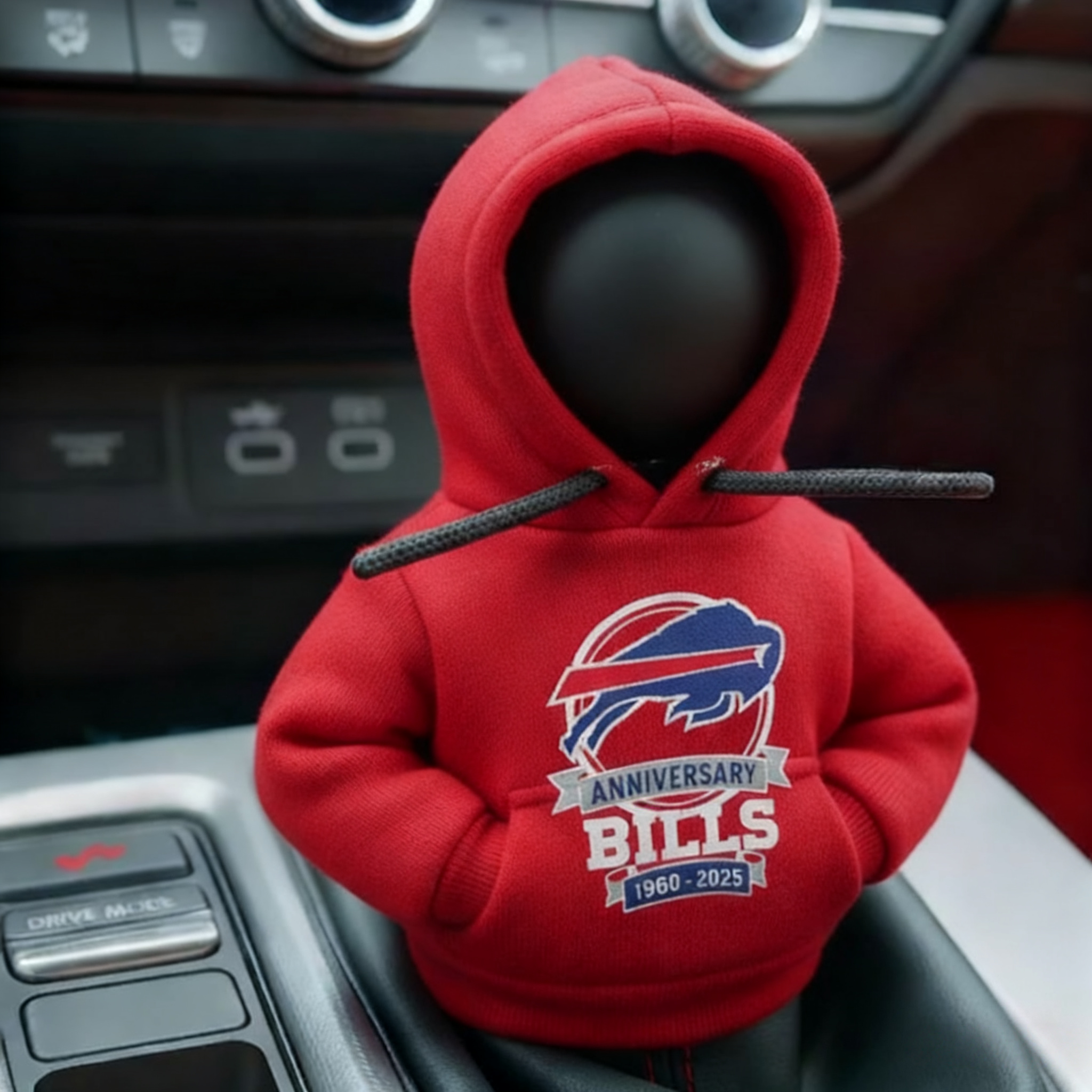Buffalo Bills 65th Anniversary 1960-2025 Gear Shift Hoodie Cover
