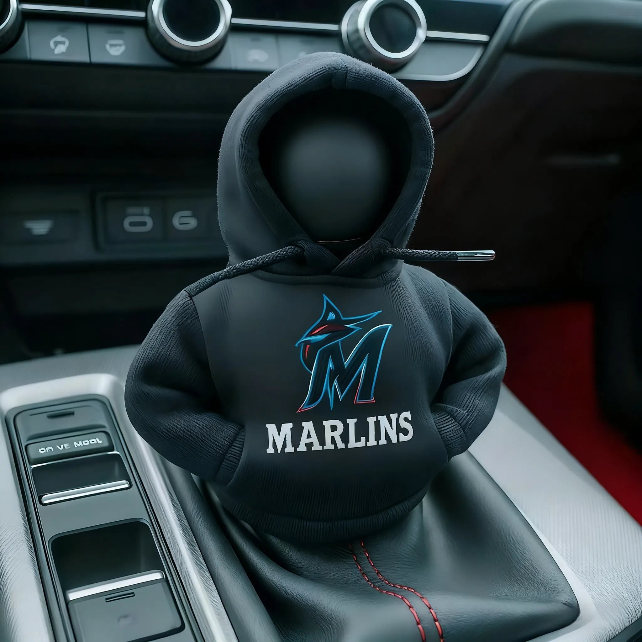 Miami Marlins Car Gear Shift Hoodie