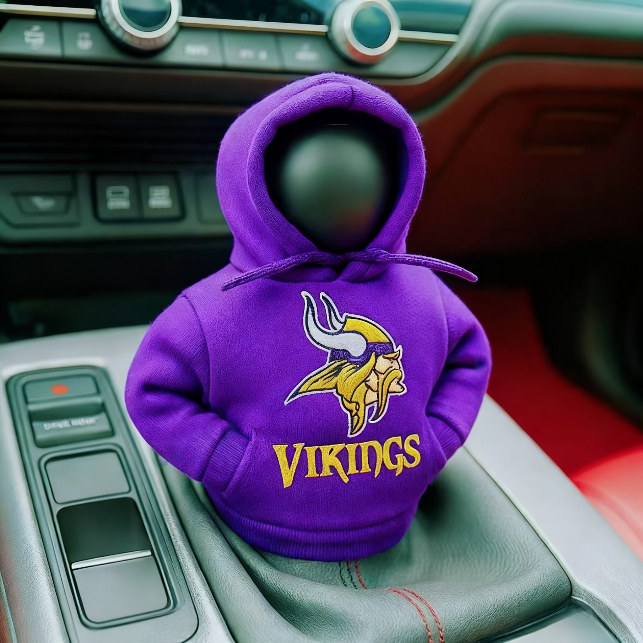 Minnesota Vikings Car Gear Shift Hoodie