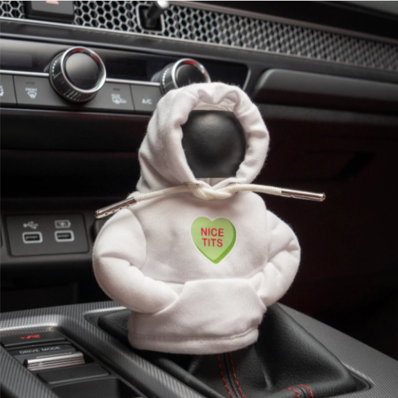 Shift Knob Hoodie - Candy Hearts