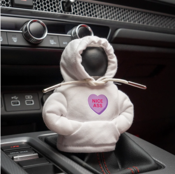Shift Knob Hoodie - Candy Hearts