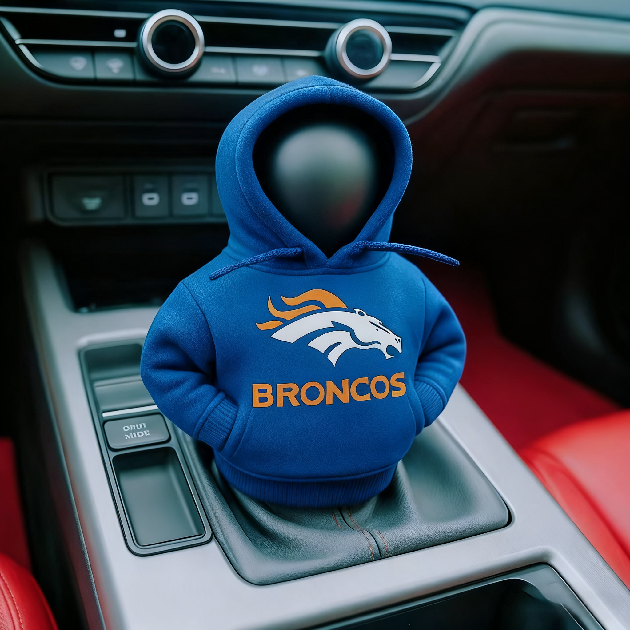 Denver Broncos Car Gear Shift Hoodie