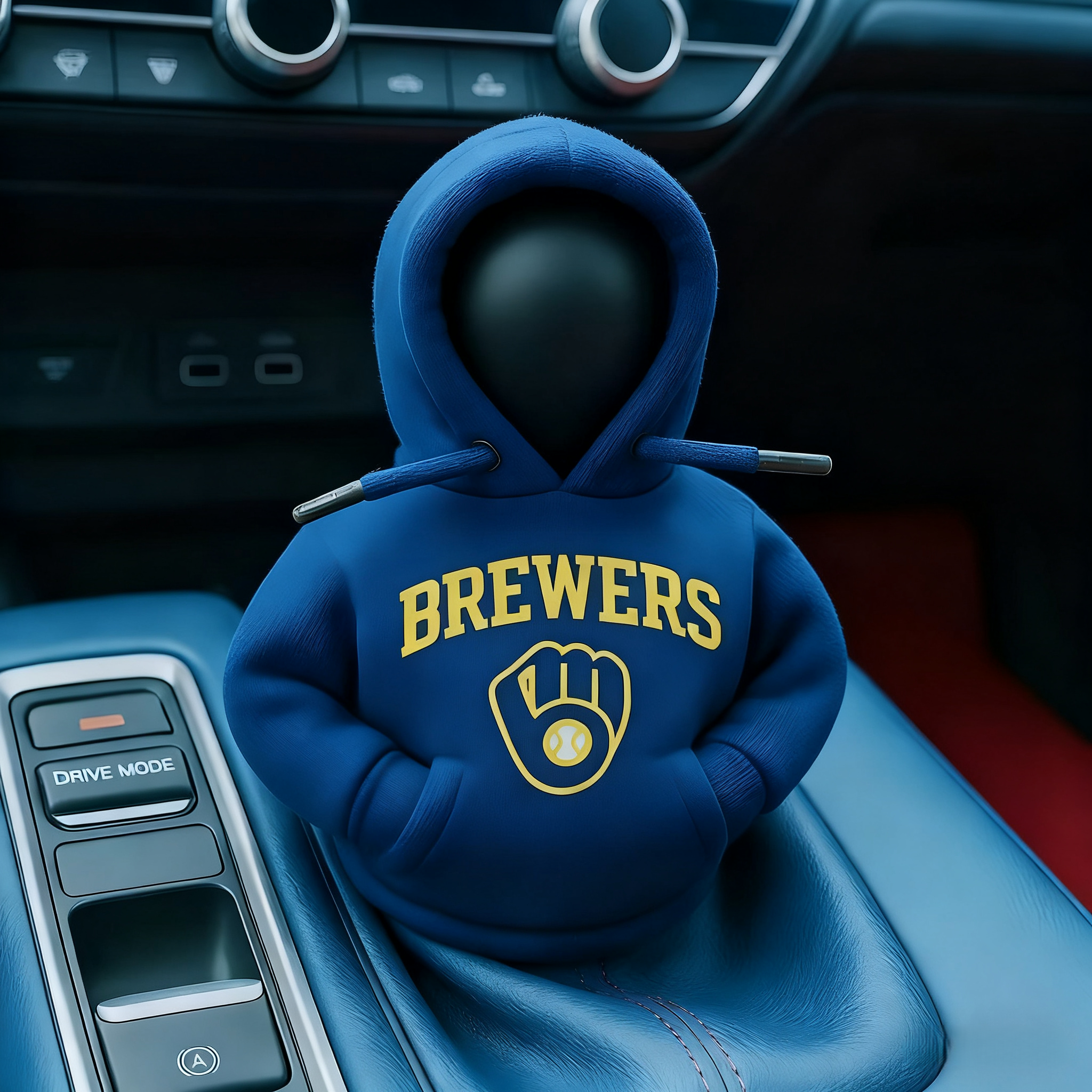 Milwaukee Brewers Car Gear Shift Hoodie