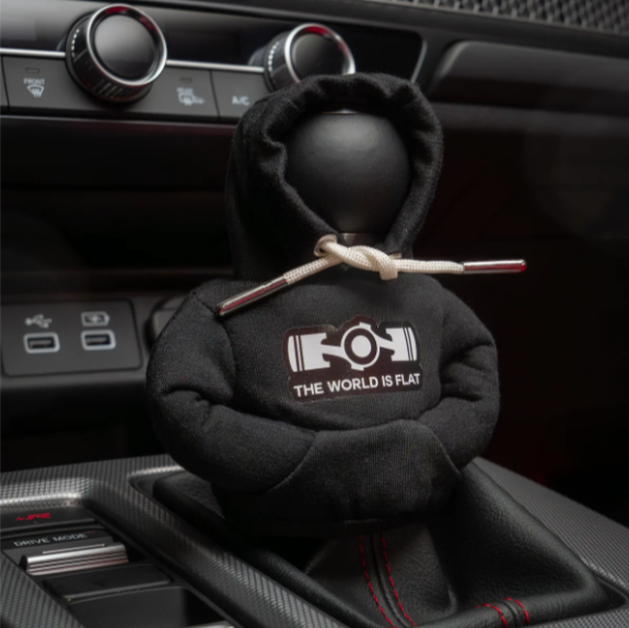 Shift Knob Hoodie - The World Is Flat