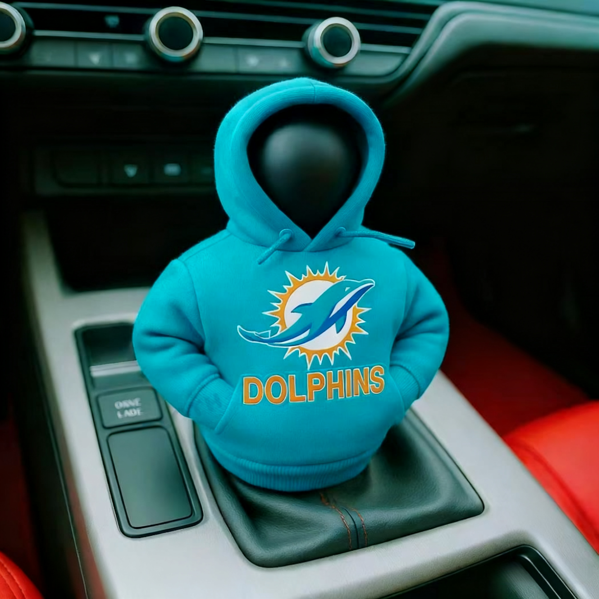 Miami Dolphins Car Gear Shift Hoodie