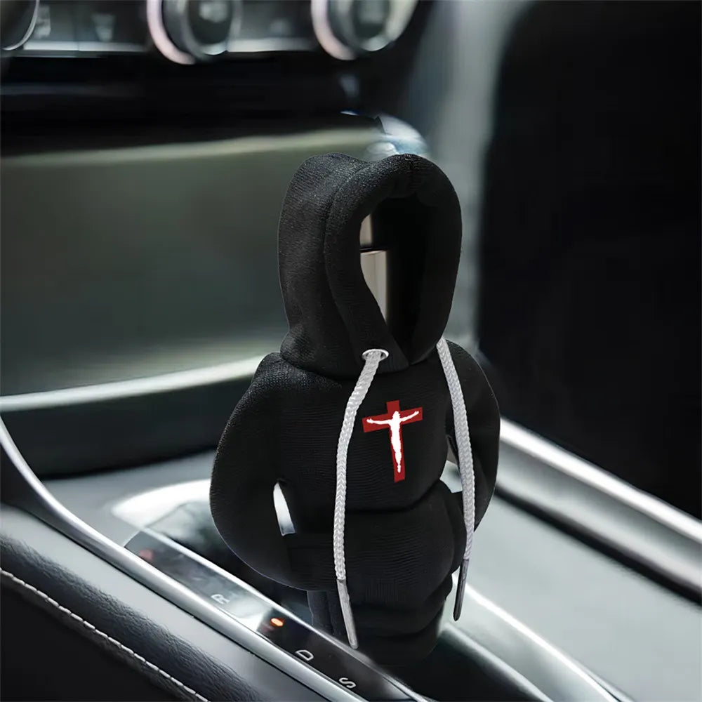 Cross Jesus Car Gear Shift Headgear Hoodie