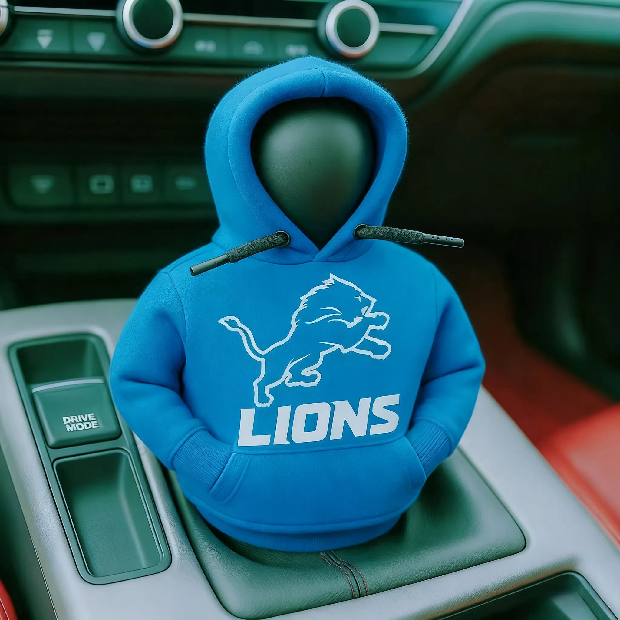 Detroit Lions Car Gear Shift Hoodie