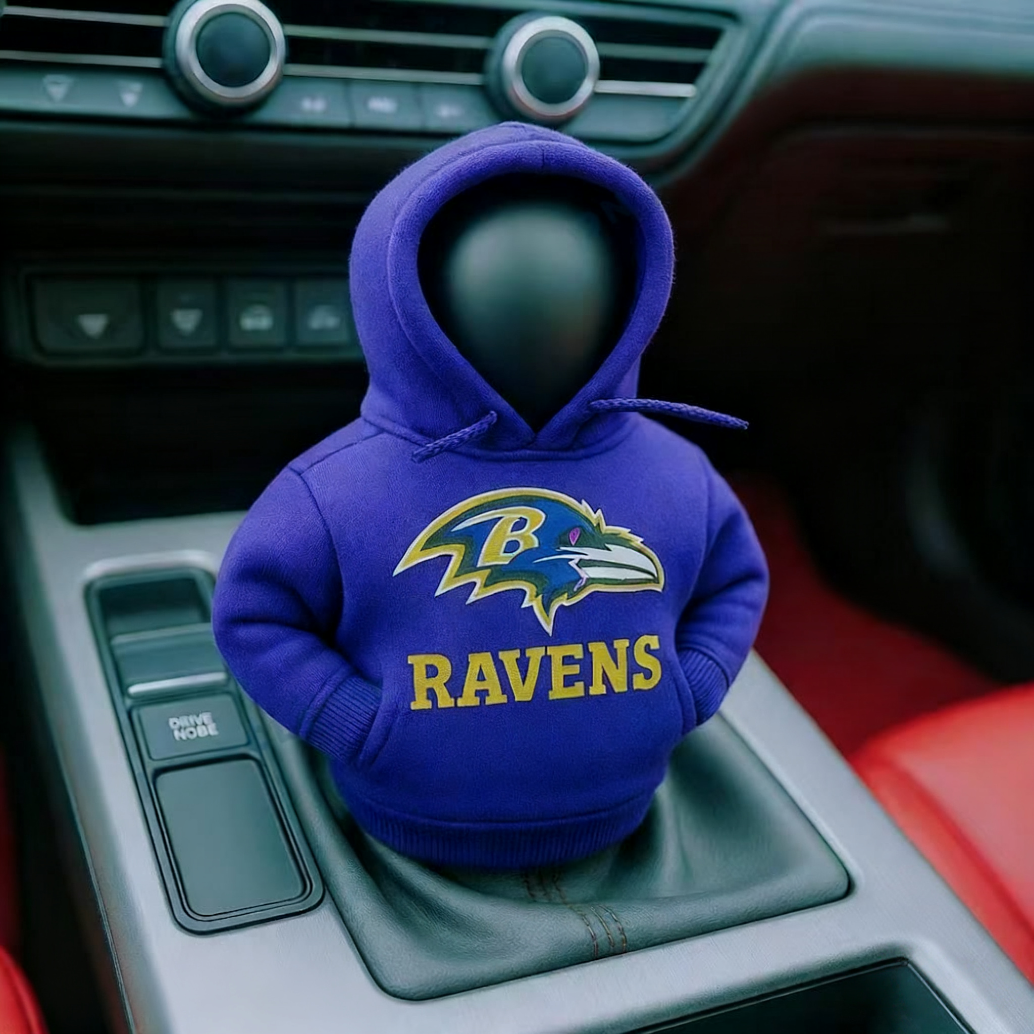 Baltimore Ravens Car Gear Shift Hoodie